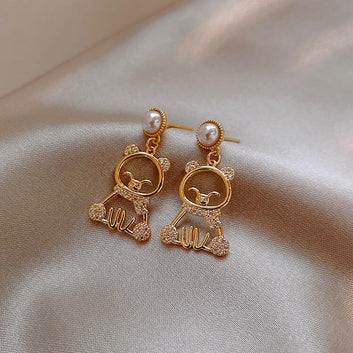 Personalized Women’s Net Red Earrings 66style Earrings