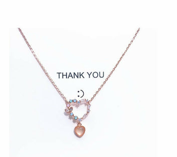 Korean Heart-Shaped Alloy Earrings for Women