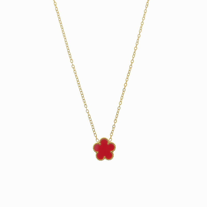 Lucky Girl Double-sided Necklace Red