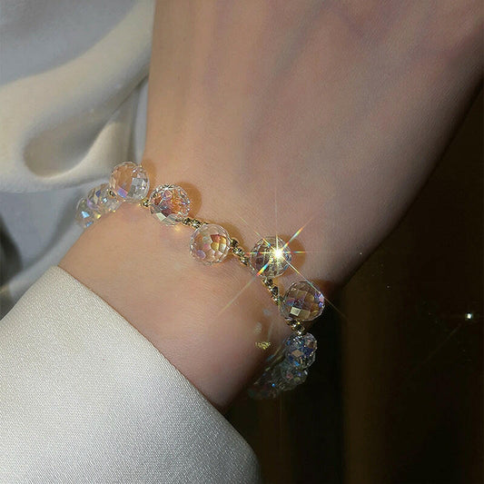 Crystal Geometry Bracelet for Women