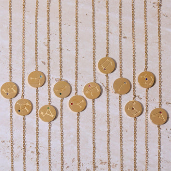 Inlaid Zircon Twelve Constellations Bracelet