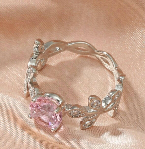 Elegant Touch Geometry Ring