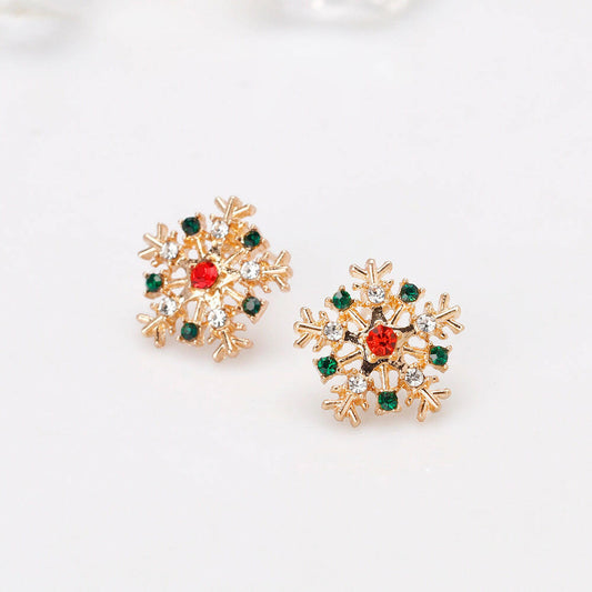 Exquisite Diamond Earrings for Festive Elegance Gold