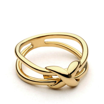 Retro Geometric Charm Ring for Women Gold