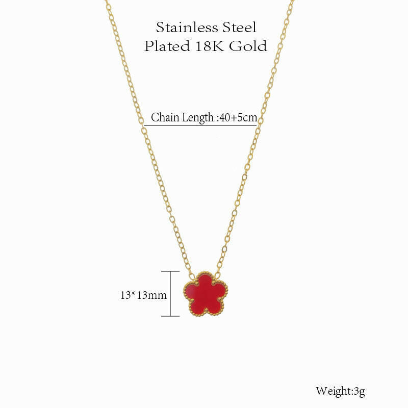 Lucky Girl Double-sided Necklace